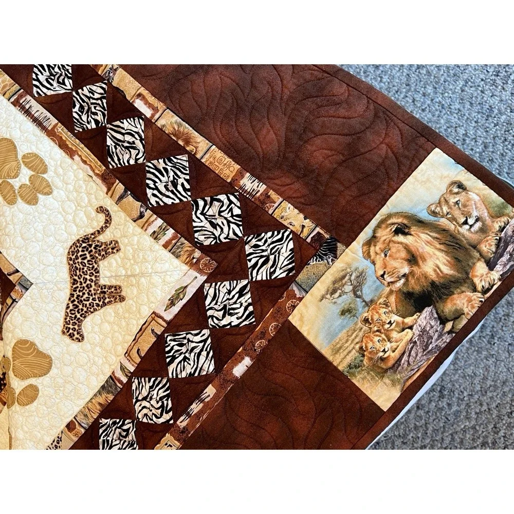 Quilt- African Safari Theme Handmade‎ 90